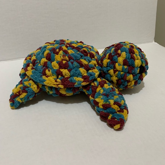 Handmade Crochet Sea Turtle Playroom Decor - Picture 10 of 16